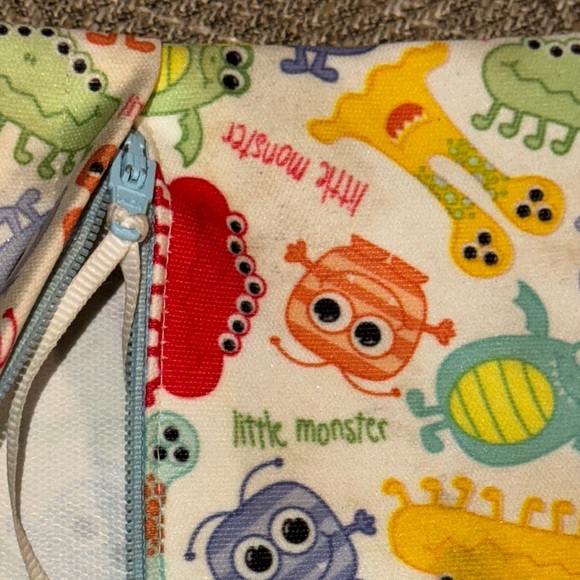 Little Monster Dry Wet Bag Children's Swim Diaper Waterproof Zipper Pouch - Picture 10 of 11